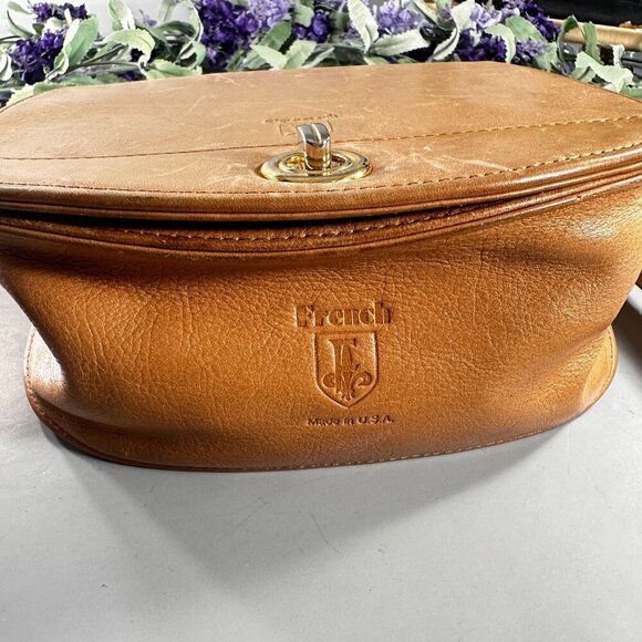 French US Equestrian Purses Riding Leather Satchel Shoulder Handbag Crossbody - Picture 2 of 16